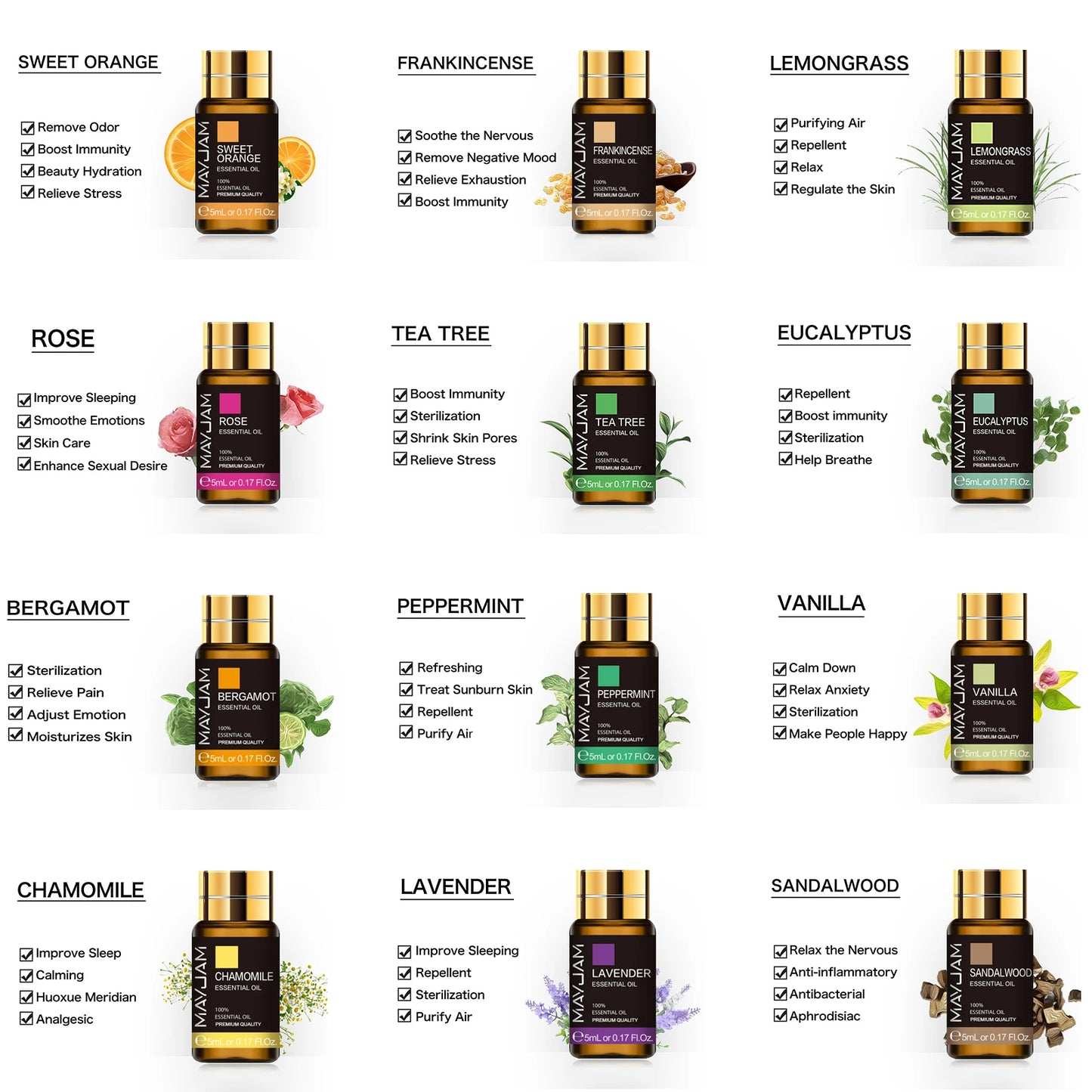Essence of Nature ( 5ml oils).